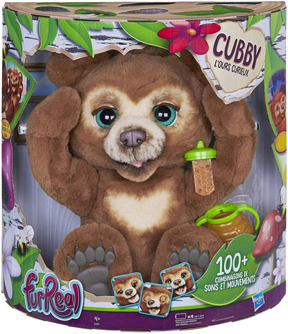 peluche FurReal Friends Cubby ours curieux