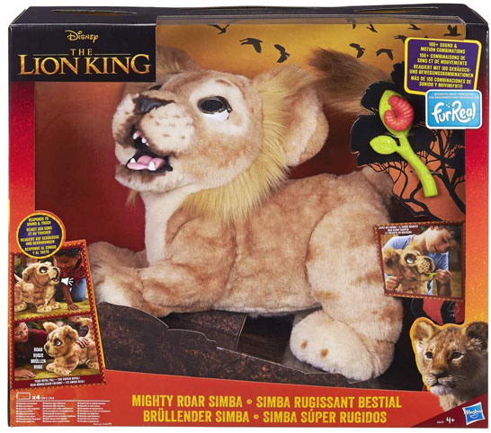 peluche FurReal Simba rugissant Le Roi lion Disney