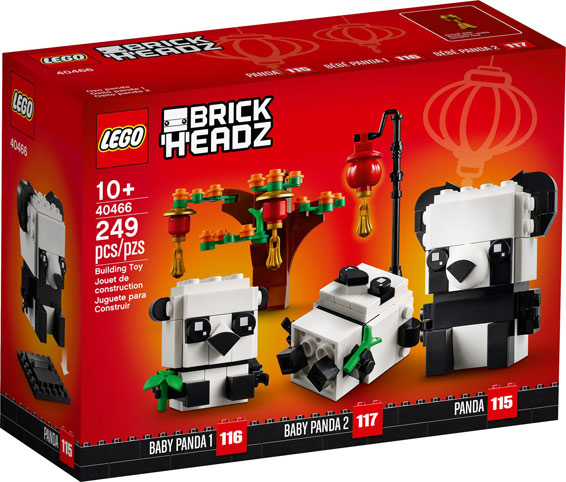Lego 40466 pandas Nouvel An chinois