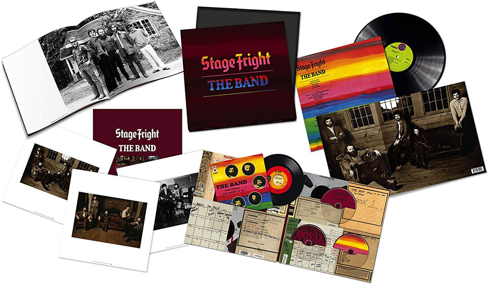 The Band Stage Fright Coffret box collector deluxe edition CD Vinyle LP Bluray 50th anniversary