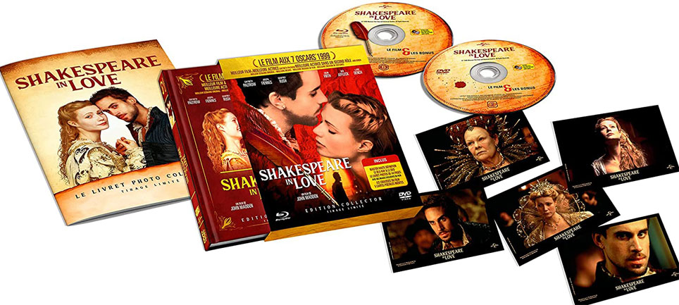 Shakespear in love edition collector limitee bluray dvd