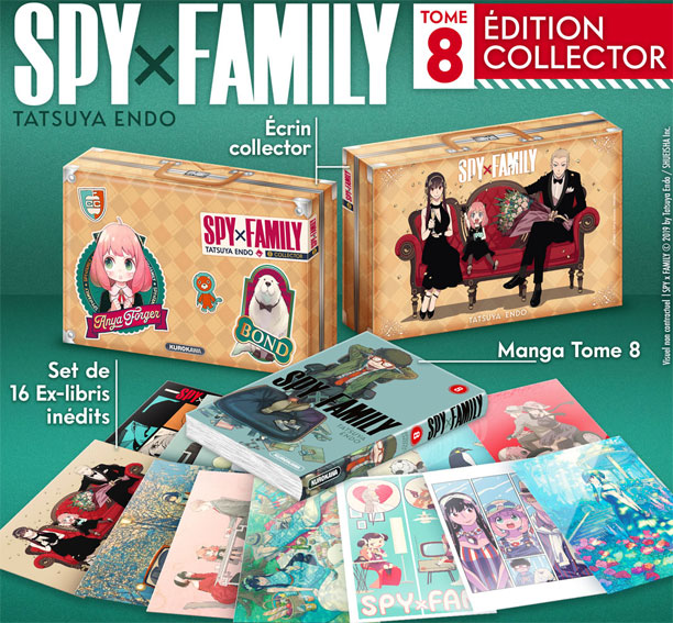 Spy x family coffret collector valise edition limite tome 8 t08