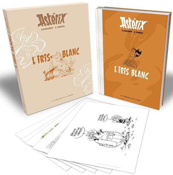 Asterix L'Iris Blanc T40 Tome 40 edition deluxe limitee Artbook