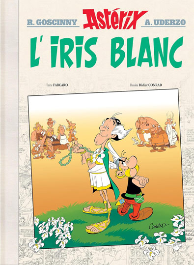 Liris blanc asterix editino deluxe t40 tome 40 bd