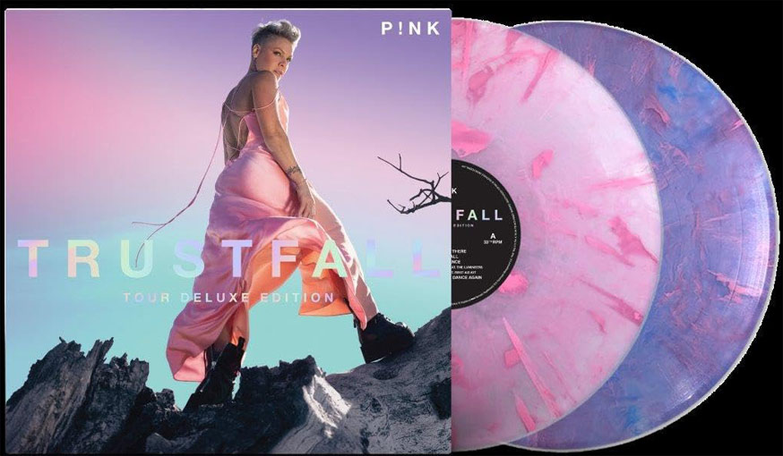 Trustfall tour live pink edition vinyl 2lp colore