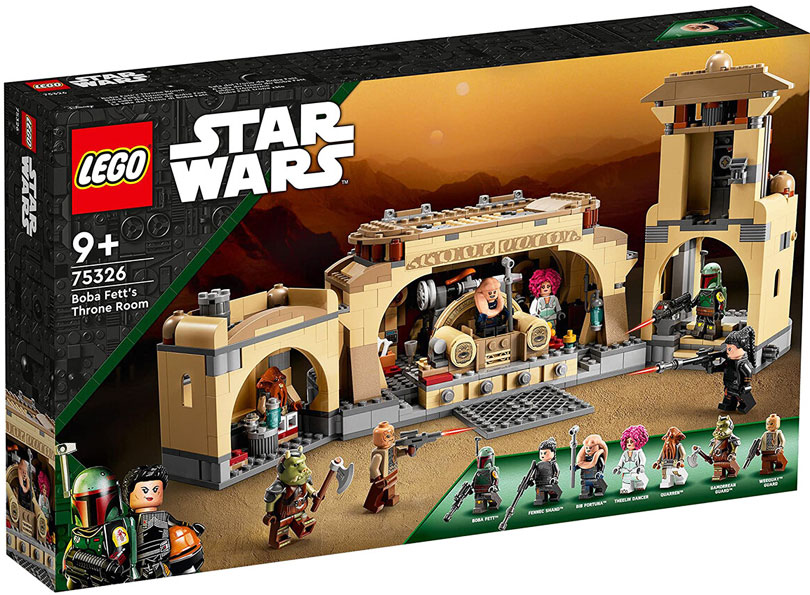 LEGO Star Wars 75326 Boba Fett salle du trone throne room 2022