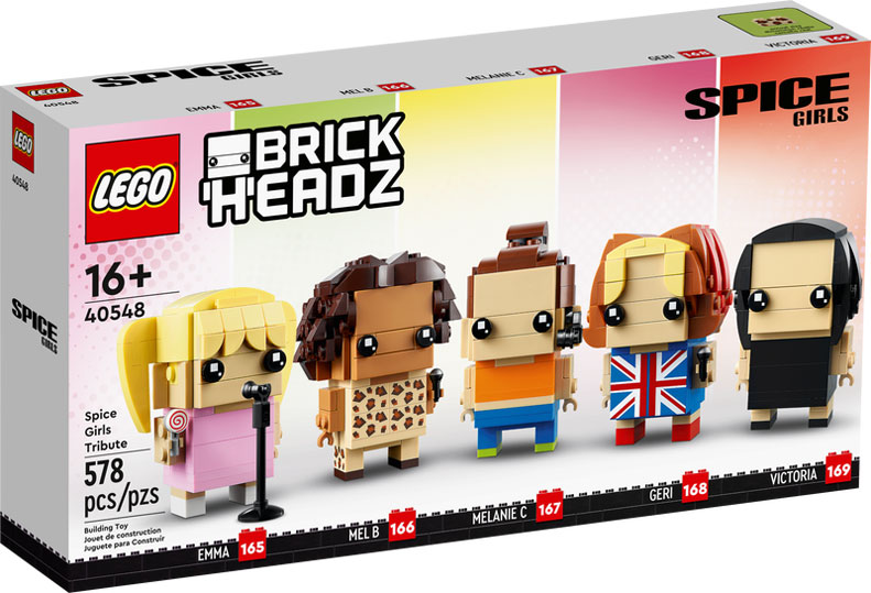 Lego spice girls achat precommande edition collector limitee brickheadz