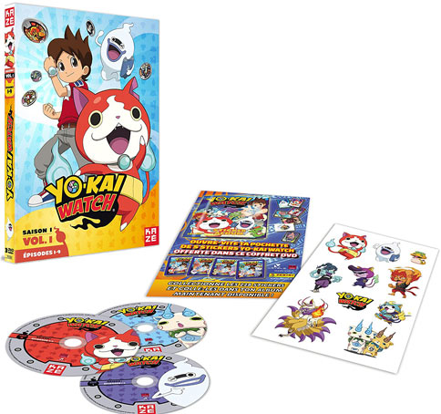 dessin-animé-Yokai-Watch--Saison-1-DVD-planche-stickers-collection