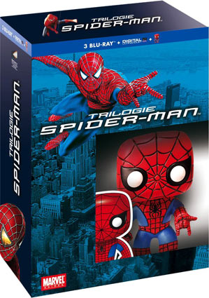 Spider-Man-Trilogie--figurine-funko-Pop-coffret-Blu-ray--Digital-HD
