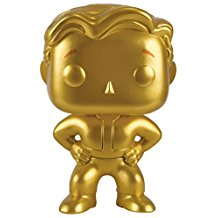 Funko collector edition limitee POP Fallout Vault Boy Gold or