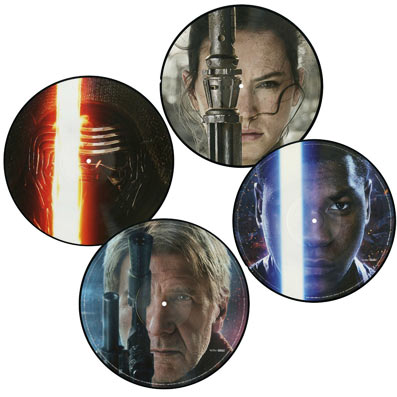Hologrammes 3D sur le disque vinyle de Star Wars 7