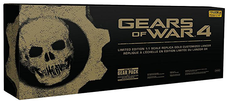 Coffret-collector-arme-Gears-OF-Wars-4-edition-limitee-Lanzor-Or