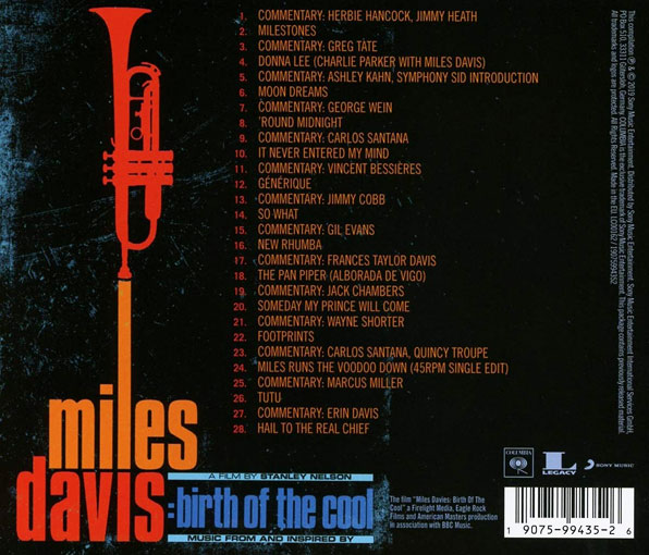 miles davis tracklist birth of the cool netflix