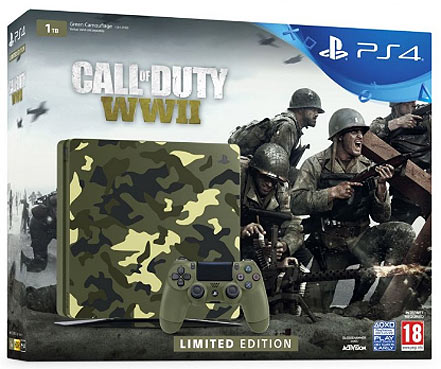 PS4-edition-limitee-Call-Of-duty-WWI-2017-camouflage