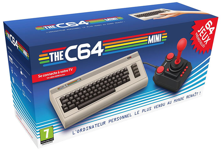 Mini-C64-commodor 64-mini-edition-2018-jeux-video inclus