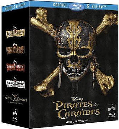 Coffret-integrale-pirates-des-caraibes Blu-ray DVD 2017