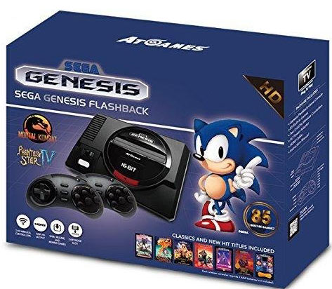 Cosole-Sega-megadrive-mini-2017-2018-jeux-inclus-sonic-compatible-cartouche