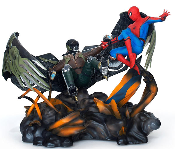 Figurine-coffret-collector-Spider-Mn-Homecoming-edition-limitee-Bluray