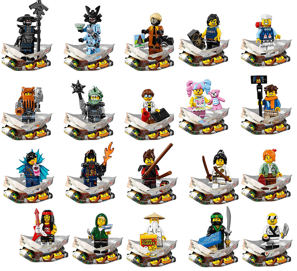 Collection-figurine-Lego-Ninjago-Le-film-Movie-series-71019