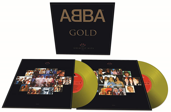 Abba-Gold-edition-limitee-25th-anniversary-double-Vinyle-LP-Or