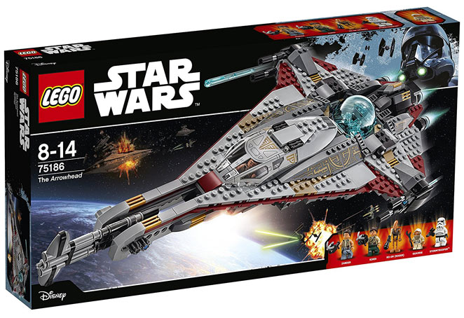 Lego Star wars 75186 vaisseau Arrowhead achat description