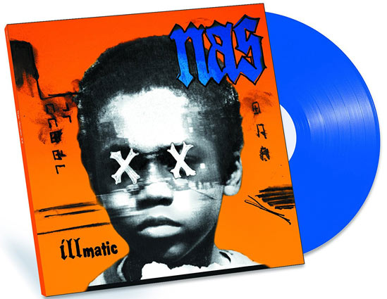Nas illmatic XX édition limitée CD Vinyle LP Coloré bleu
