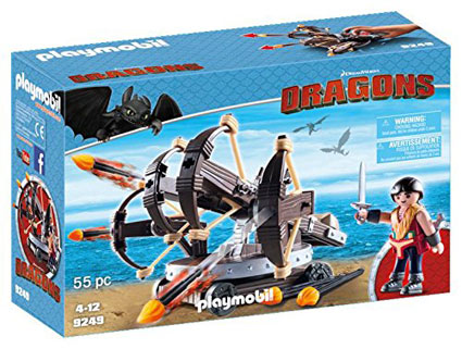 Playmobil-9249-Dragons-armes-Eret--Baliste-Projectiles