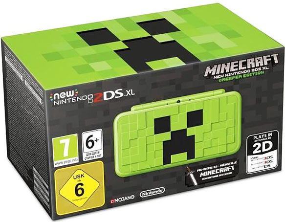 Console-Nintendo-2DS-XL-Minecraft-Creeper-edition-limitee-2018
