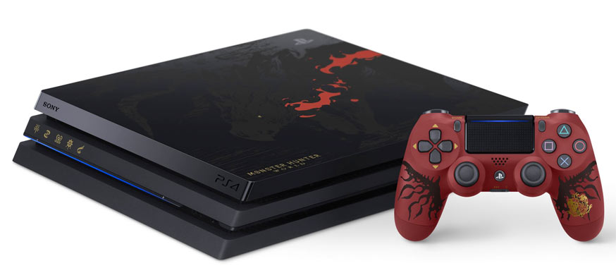 PS4-pro-edition-collector-Monstre-Hunter-2018