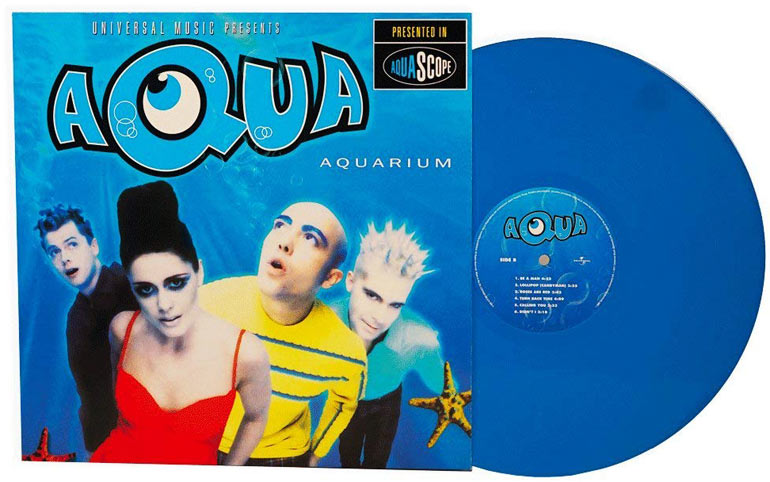 Aqua-edition-collector-limitee-Vinyle-LP-colore-bleu-baby-girl