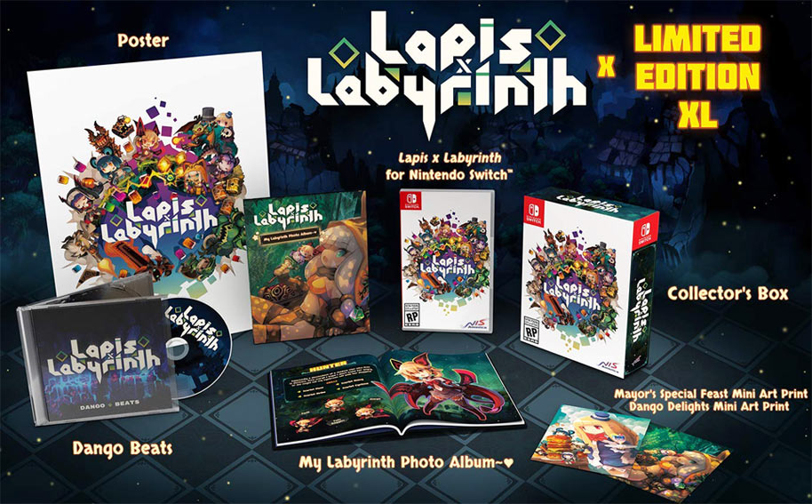 Lapis X Labyrinth nintendo switch edition limitee