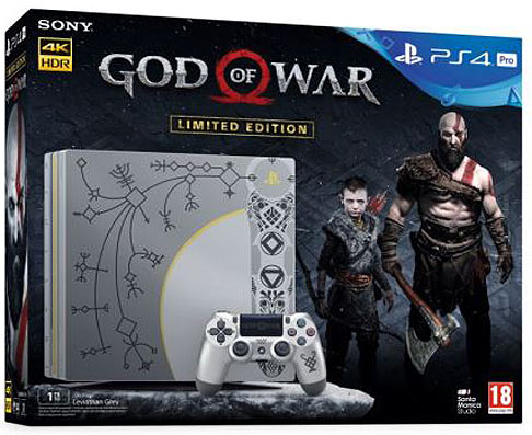 Console-Sony-PS4-Pro-God-Of-War-manette