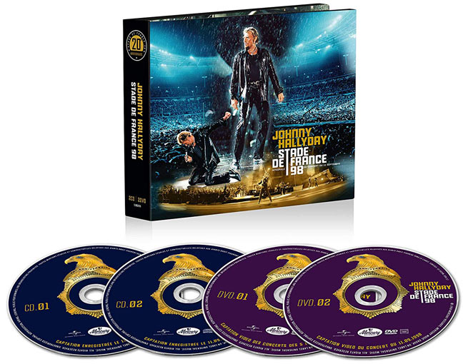 Coffret-cd-dvd-Johnny-stade-de-france-98-ediiton-deluxe-collector-2018-noel