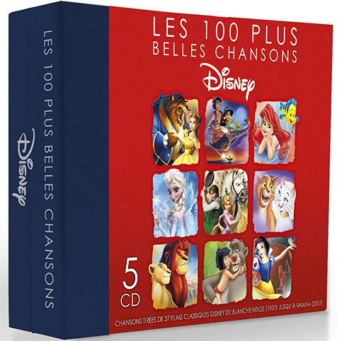 Coffret-5CD-les-100-plus-belles-chansons-de-Disney-noel-2018