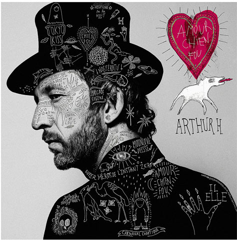 Arthur-H-nouvel-album-2018-Amour-Chien-Fou-CD-Vinyle-Rouge