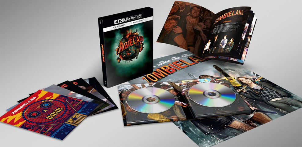 zombieland coffret blu ray 4K Ultra HD edition collector 10th anniversary