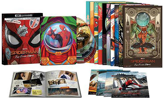 Spider Man Far From Home Coffret Steelbook Blu ray 4K Ultra HD