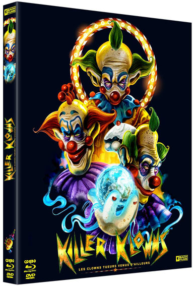 Killer Klowns clown venues ailleur Blu ray DVD edition limitee