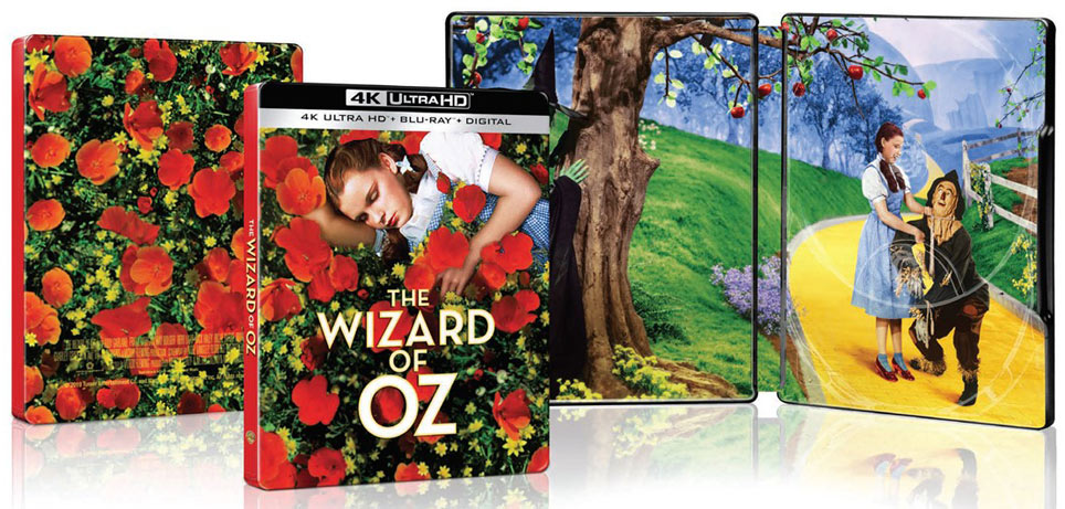 le magicien OZ Steelbook Blu ray 4K 2019 film original