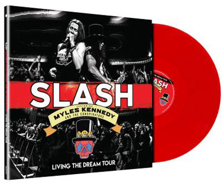 Slash Living Dream Tour edition limitee Vinyle LP rouge