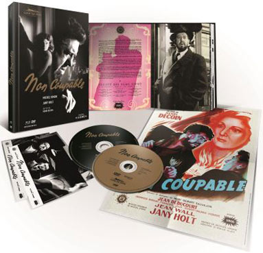 Non coupable Edition collector Limitee Blu ray DVD coin de mire