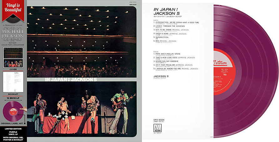 live Japan Jackson 5 Vinyle LP edition limitee