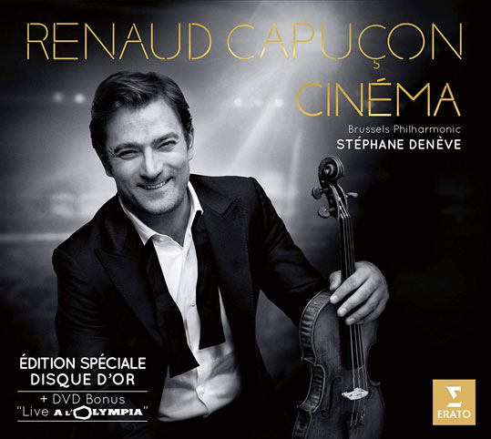 Cinema Renaud Capucon CD DVD Vinyle live olympia