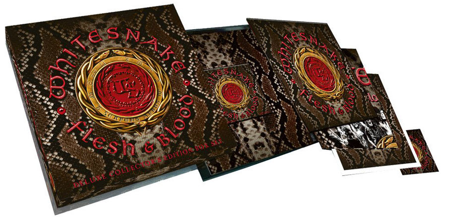 whitesnake flesh blood nouvel album CD Vinyle Coffret Deluxe collector