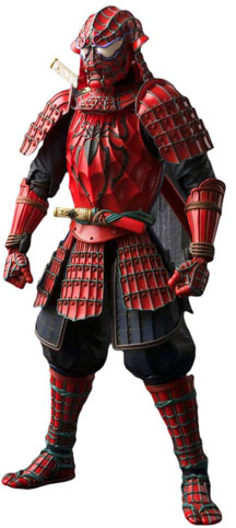 Samurai spider man figurine tamashi nations