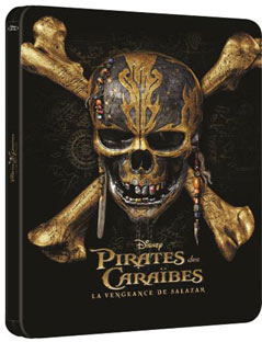 Pirates des Caraibes 5 steelbook edition collector Fnac Bluray 2D 3D