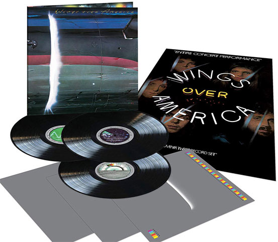 Wings over america Triple vinyle LP gatefold live mccartney