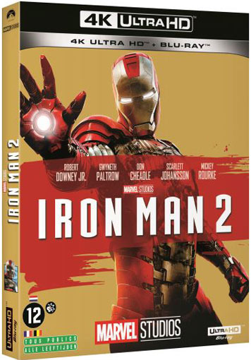 Iron Man 2 Blu ray 4K Ultra HD