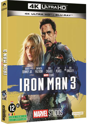 Iron Man 3 Blu ray 4K Ultra HD