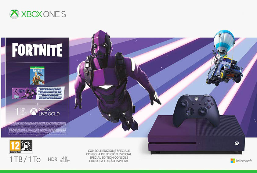 Xbox One S edition limitee Fortnite 2019